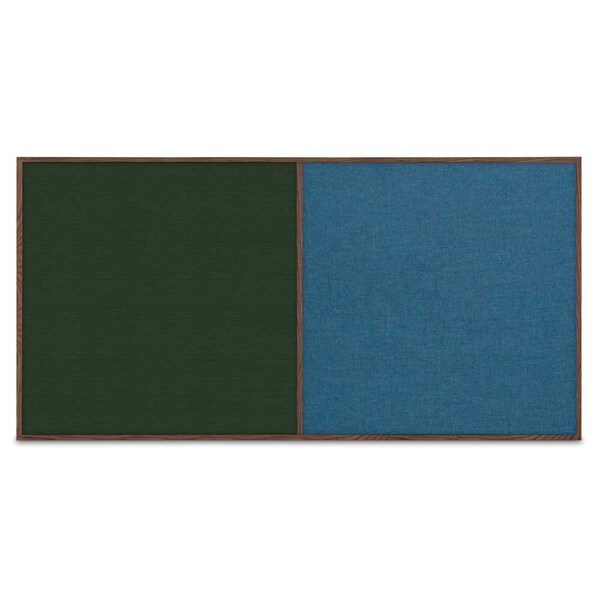 Enclosed Corkboard, 3 Door, 96"x48", 4" Fra